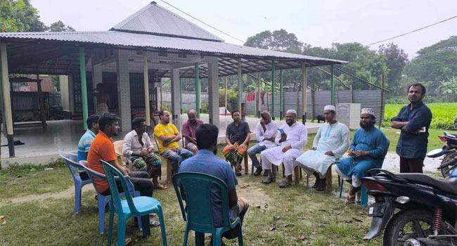 গফরগাঁওয়ে হিন্দু সম্প্রদায়ের সাথে জামায়াতের মতবিনিময় সভা