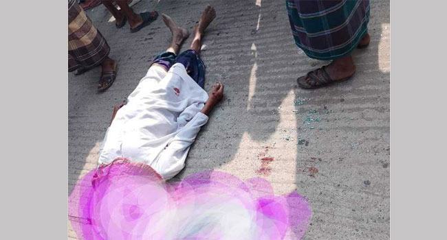 বোরহানউদ্দিনে এ্যাম্বুলেন্সের ধাক্কায় এক বৃদ্ধ নিহত