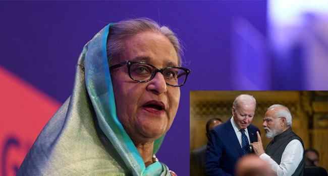 ভারতের অনুরোধেই হাসিনার বিরুদ্ধে ‘সুর নরম’ করে যুক্তরাষ্ট্র!