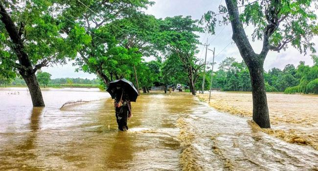 দীঘিনালায় বন্যায় প্লাবিত অসংখ্য গ্রাম, সড়ক যোগাযোগ বিচ্ছিন্ন