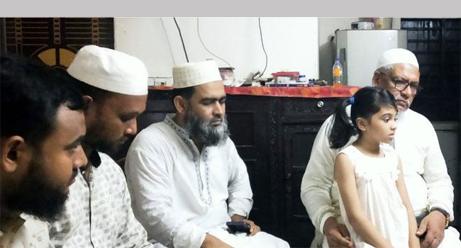 ঢাকায় আন্দোলনে নিহত ফরিদপুরের মিঠু ও সেতুর পরিবারের পাশে জামায়াত