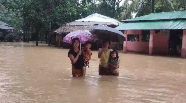 বান্দরবানে ৪ শতাধিক পরিবার পানিবন্দী
