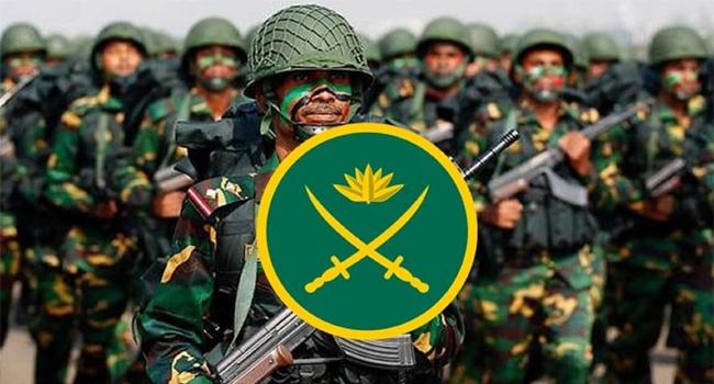 বন্যার্তদের সহযোগিতায় সেনাবাহিনী সদস্যদের ১ দিনের বেতন প্রদান