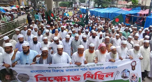 ভারতের কাছ থেকে পানির ন্যায্য হিস্যা আদায়ে আন্তর্জাতিক আদালতে যেতে হবে : খেলাফত মজলিস