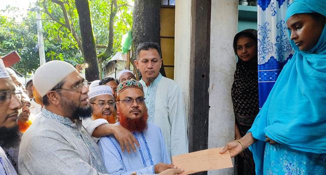 মুন্সীগঞ্জে প্রতি শহিদ পরিবারকে ১ লাখ টাকা করে অনুদান জামায়াতের