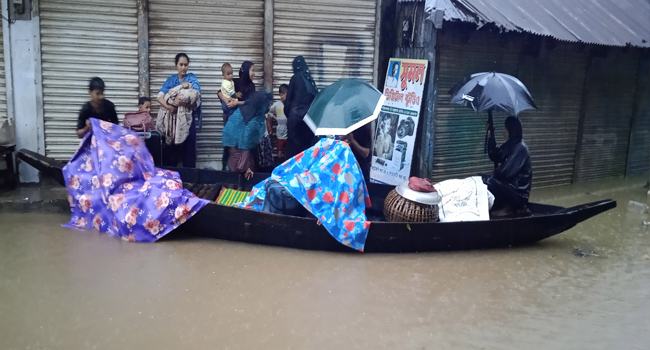 নাঙ্গলকোটে বন্যাকবলিত ৩ লাখ মানুষ