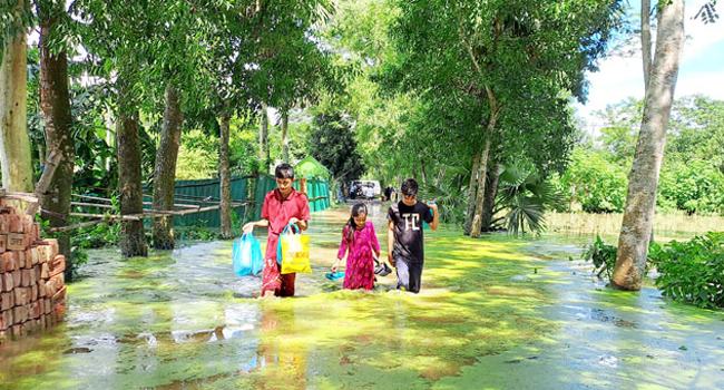 কুমিল্লায় প্লাবিত হচ্ছে নতুন নতুন এলাকা