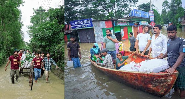 ওরা বন্যার্ত মানুষের পরম বন্ধু