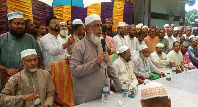 মধুপুরে ছাত্র আন্দোলনে নিহত লাল মিয়ার পরিবারকে জামায়াতের অর্থ সহায়তা