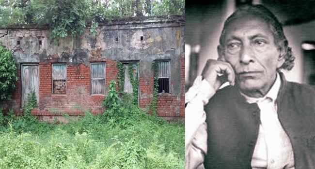 কবি বন্দে আলী মিয়ার পৈত্রিক বাড়িটি পড়ে আছে অযত্ন অবহেলা দৈন্যদশায়
