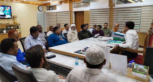 নারায়ণগঞ্জ ডিসির সাথে ১২ ব্যবসায়ী সংগঠনের সাক্ষাৎ, ৪ দফা দাবি