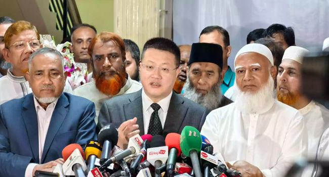 বাংলাদেশ শিগগিরই স্বাভাবিকতা, স্থিতিশীলতা, ঐক্য ও সমৃদ্ধির পথে হাঁটবে : চীনা রাষ্ট্রদূত