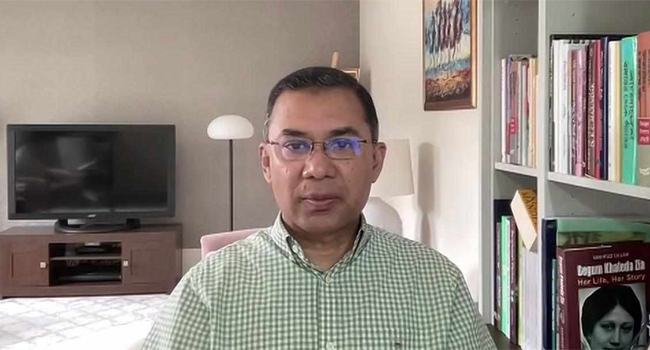 বিএনপি জাতীয় সরকারের মাধ্যমে দেশ পরিচালনা দেখতে চায় : তারেক রহমান