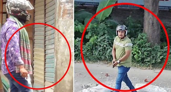 হেলমেট পরে গুলি করেন কাউন্সিলর সাগর ও ছাত্রলীগ সভাপতি নসিবুল