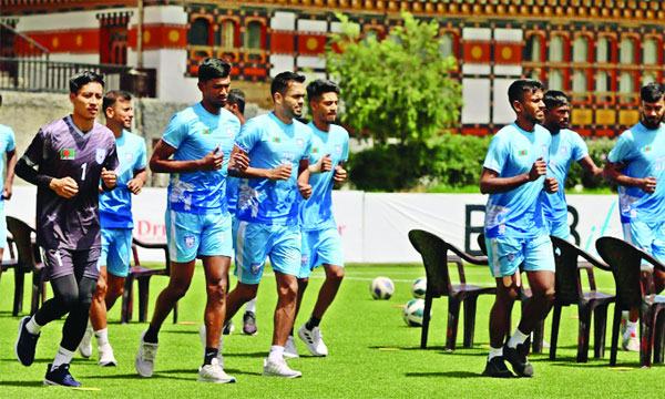 দ্বিতীয় ম্যাচে আত্মবিশ্বাসী ফুটবলাররা