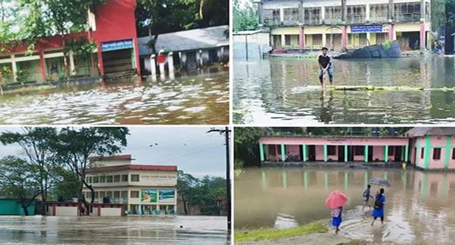 কুমিল্লায় ভয়াবহ বন্যায় ১০০০ শিক্ষাপ্রতিষ্ঠান ক্ষতিগ্রস্ত