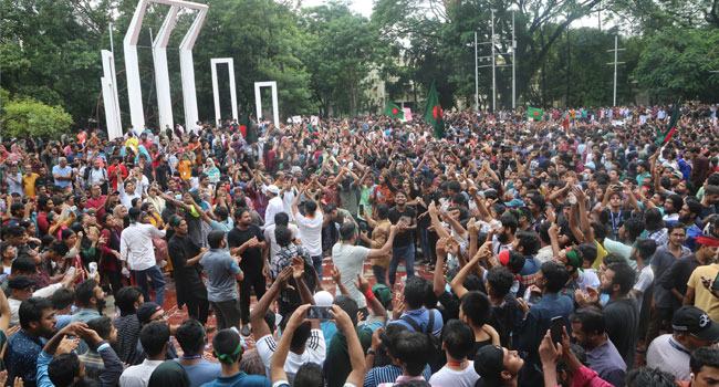তাহরির স্কয়ার থেকে শাহবাগ