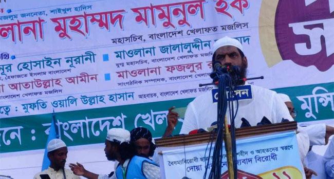 সকল ইসলামপন্থী দল ঐক্য হয়ে বৈষম্যহীন রাষ্ট্র প্রতিষ্ঠা করতে হবে : মামুনুল হক