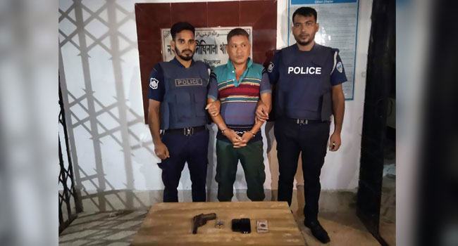 দীঘিনালায় যৌথ বাহিনীর অভিযানে অস্ত্রসহ আটক ১