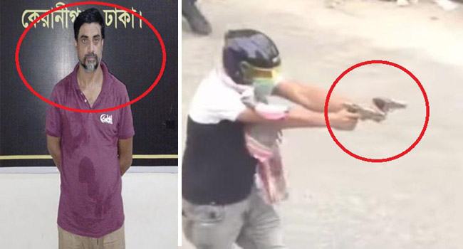 জোড়া পিস্তল হাতে শিক্ষার্থীদের ওপর গুলি করা রুবেল ৫ দিনের রিমান্ডে
