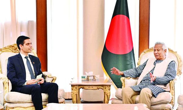 প্রধান উপদেষ্টার সাথে নেপালের রাষ্ট্রদূতের সাক্ষাৎ