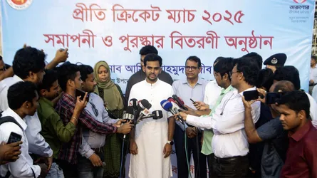 রাজশাহী বিভাগীয় ক্রিকেট স্টেডিয়াম পরিদর্শন করলেন যুব ও ক্রীড়া উপদেষ্টা