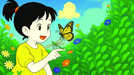 প্রজাপতি, ফড়িং আর দুষ্টু পরী