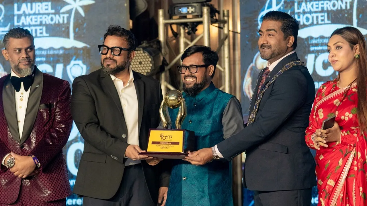 সুখের খামারের সহ-প্রতিষ্ঠাতা পেলেন জেসিআই ইয়ং পারসন অ্যাওয়ার্ড