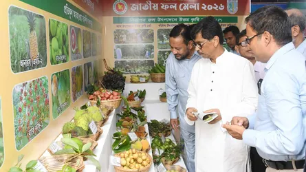 জাতীয় ফল মেলায় চাষি কম, আধিক্য ‘ফল ভান্ডার ও বিতানের’