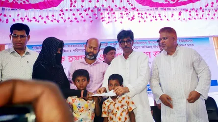 নাসিরনগরের হাওরে ক্ষতিগ্রস্ত কৃষকদের পাশে সরকার