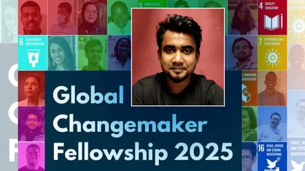 গ্লোবাল চেঞ্জমেকার ফেলো নির্বাচিত হলেন আহসান রনি