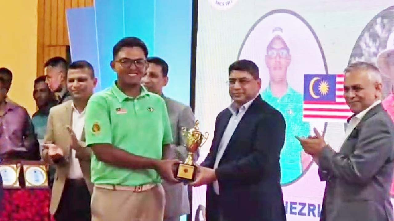 অ্যামেচার ওপেন শিরোপা জয় করলেন সৈনিক শাহাব উদ্দিন