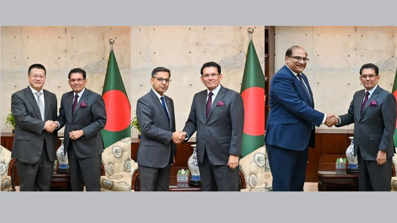 পররাষ্ট্রমন্ত্রীর সাথে চীন, ভারত ও পাকিস্তানের রাষ্ট্রদূতদের সাক্ষাৎ