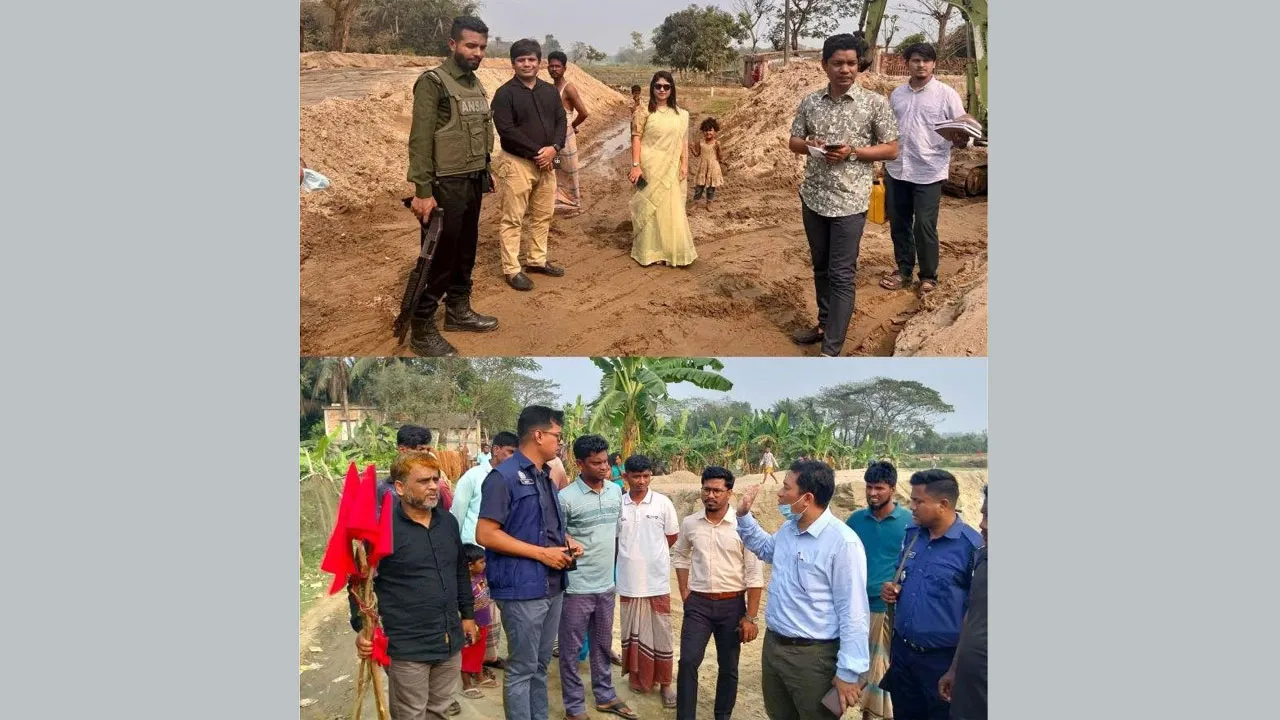 আনোয়ারায় বালুখেকোদের বিরুদ্ধে অভিযান, আড়াই লাখ টাকা জরিমানা