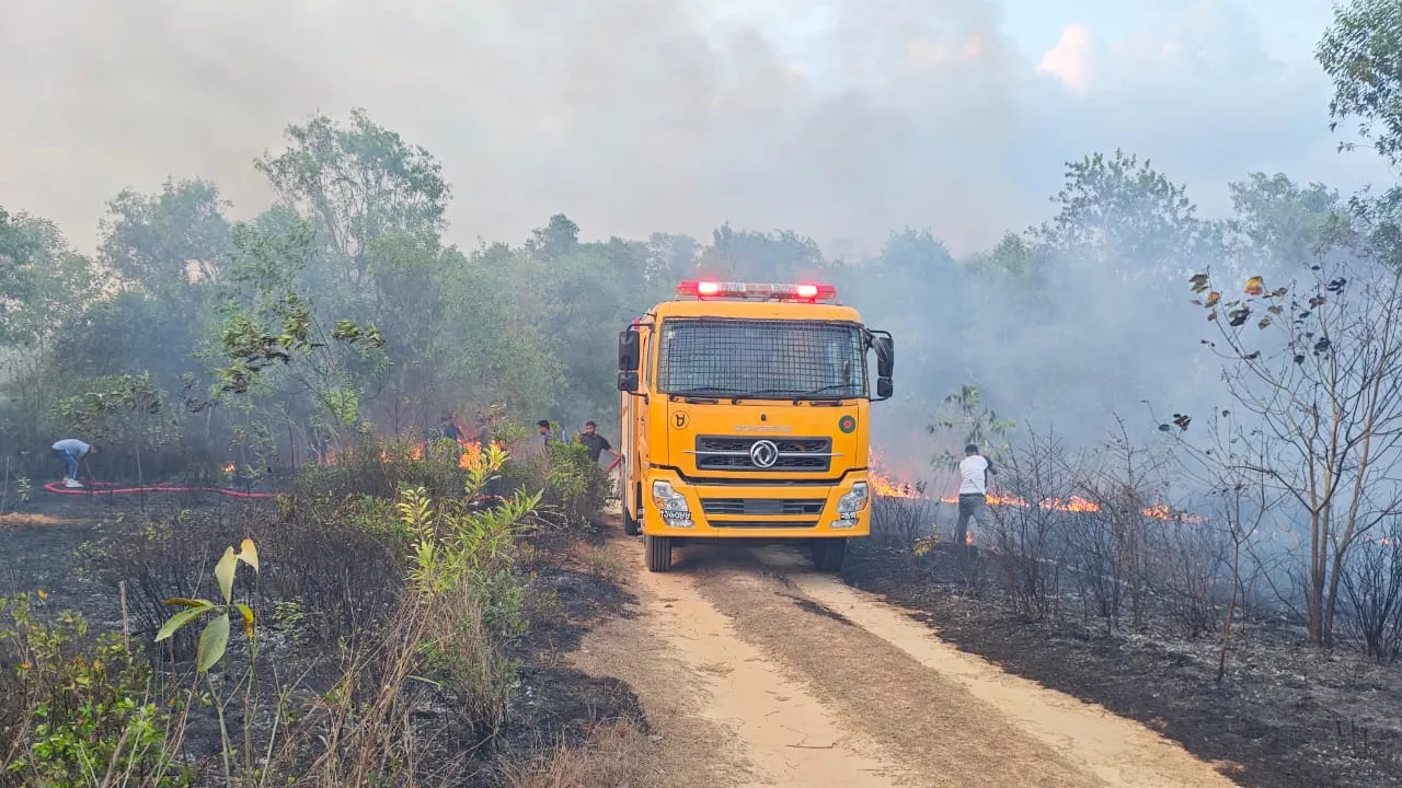 চট্টগ্রামে বিমান বাহিনী রাডার ষ্টেশন এরিয়ায় আগুন