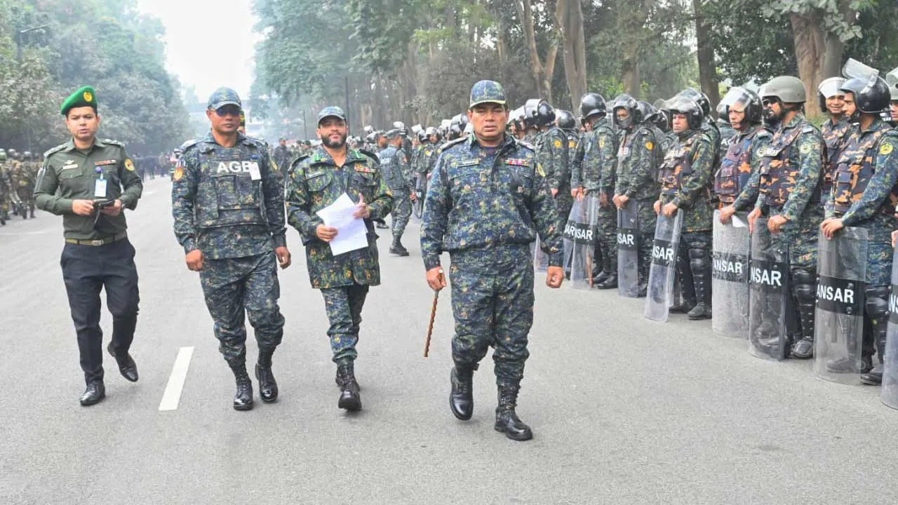 বেগম খালেদা জিয়ার জানাজায় ছিলো ৫০ প্লাটুন আনসার ও টিডিপি