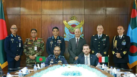 বাংলাদেশ বিমান বাহিনী ও লিওনার্দো এসপিএ ইতালির মধ্যে এলওআই স্বাক্ষরিত