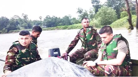 বন্যা মোকাবেলায় চট্টগ্রামে সেনাবাহিনী মোতায়েন
