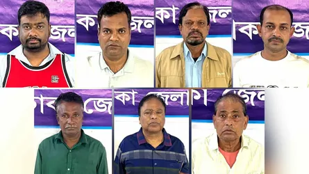 আশুলিয়ায় আওয়ামী-যুবলীগের ৭ নেতাকর্মী গ্রেফতার