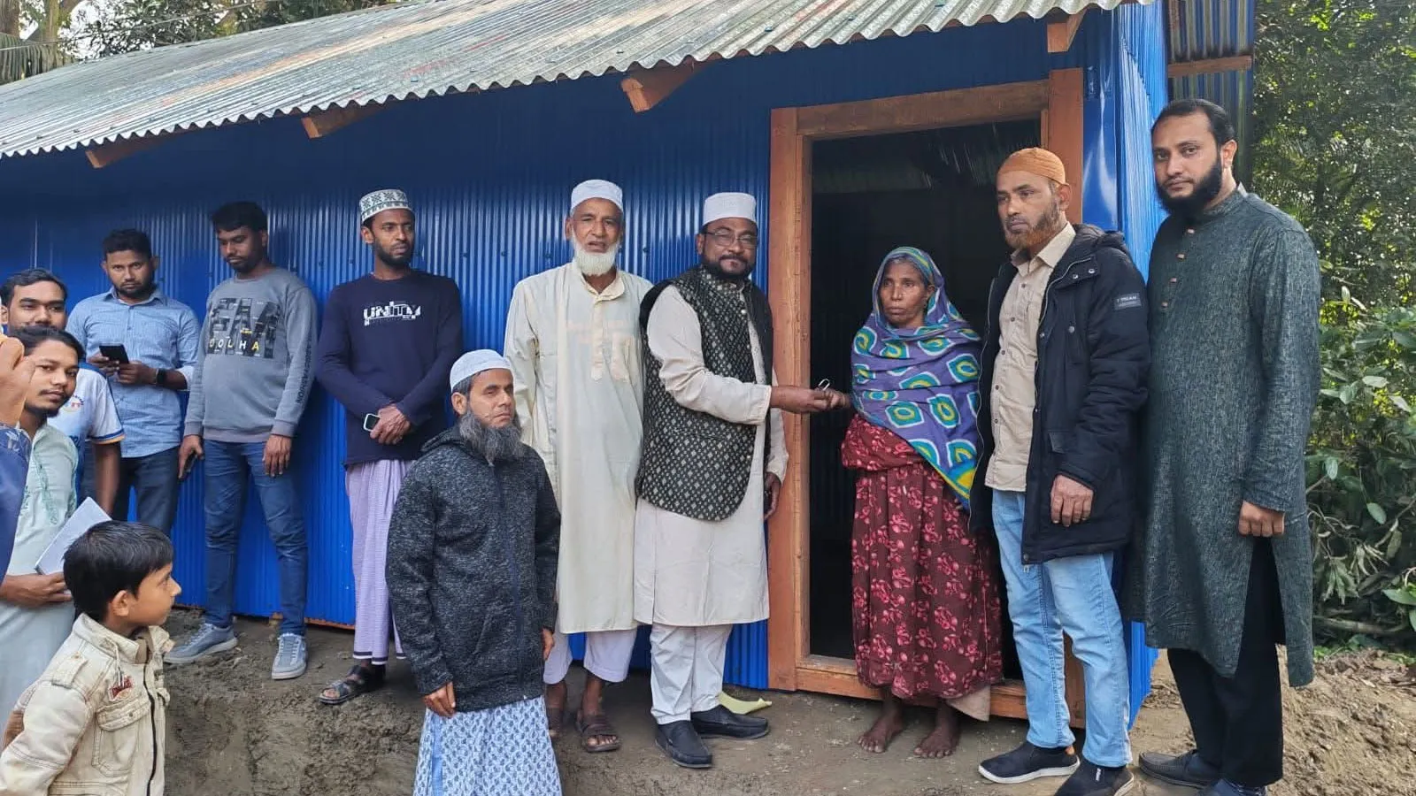 জামায়াতের উদ্যোগে মাথা গোঁজার ঠাঁই পেলেন আছিয়া ও খাদিজা
