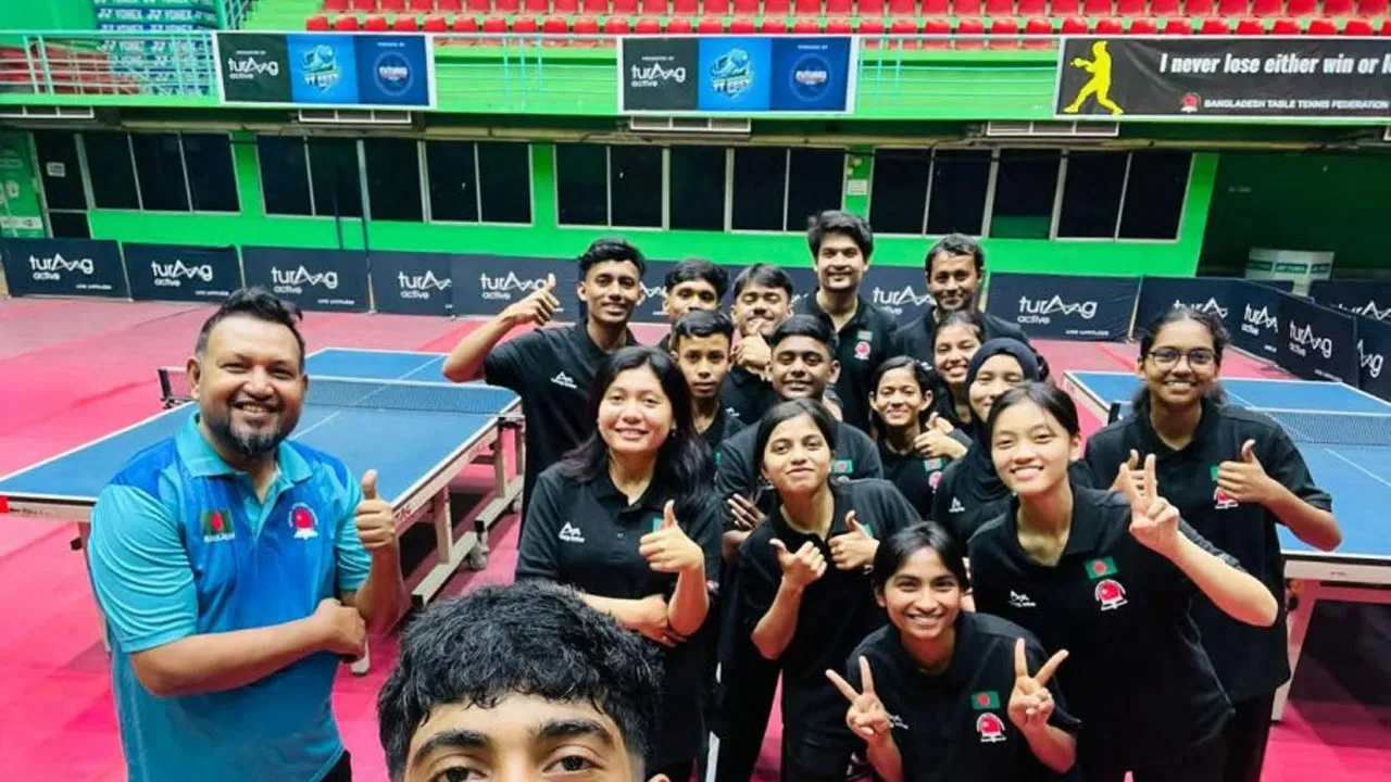 ভারতে বাংলাদেশ যুব টেবিল টেনিস দল