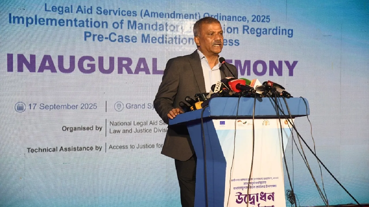 মামলাপূর্ব মধ্যস্থতার বিধান দরিদ্রদের ন্যায়বিচার পাওয়ার সুযোগ সৃষ্টি করেছে