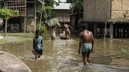 আসামে বন্যায় মৃতের সংখ্যা বেড়ে ৮২