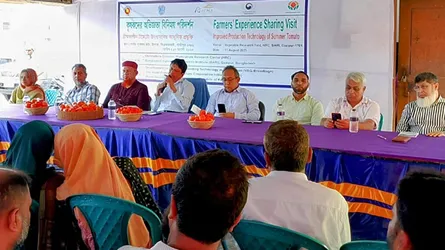 বারিতে কৃষকদের অভিজ্ঞতা বিনিময় সফর