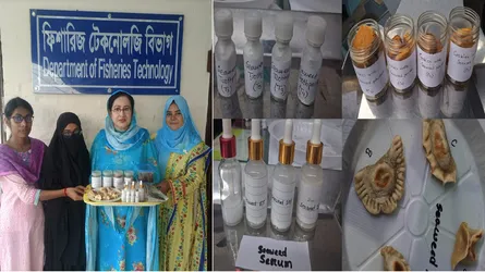 সমুদ্রের লাল শৈবাল থেকে সিরাম-টুথপেস্ট-কুকিজ তৈরি