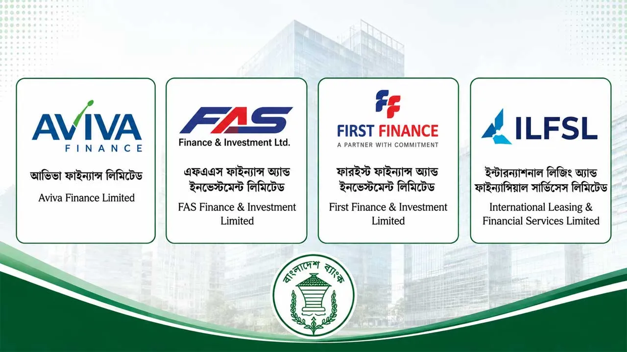 চার আর্থিক প্রতিষ্ঠান অকার্যকর ঘোষণা, রেজল্যুশন কার্যক্রম শুরু