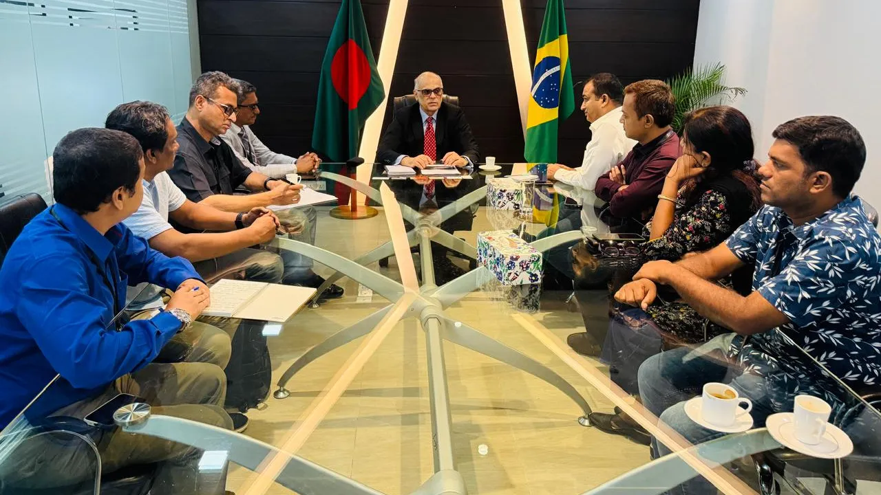 ব্রাজিলের বিভিন্ন কোম্পানি বাংলাদেশে বিনিয়োগ করতে চায় : রাষ্ট্রদূত