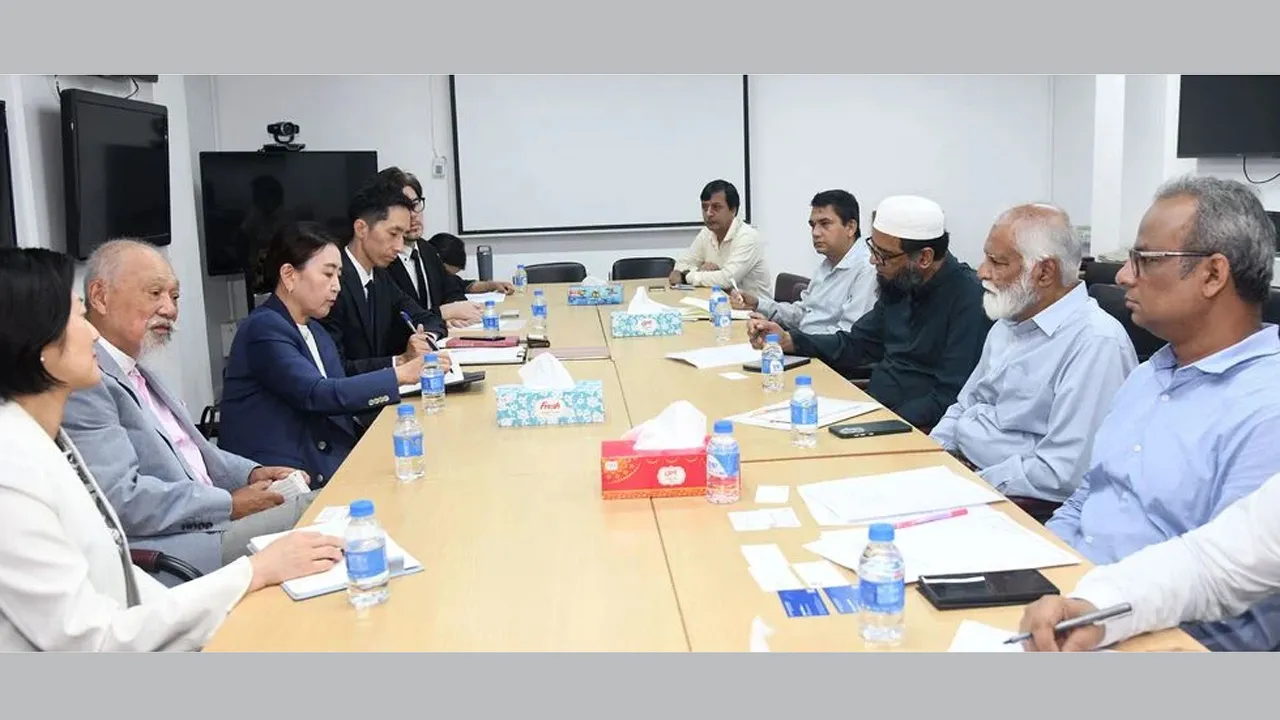 রোহিঙ্গা ইস্যুতে দুর্যোগ ব্যবস্থাপনা প্রতিমন্ত্রীর সাথে জাপানের প্রতিনিধিদলের বৈঠক