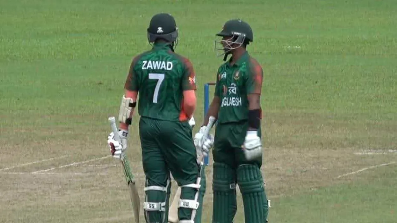 আবরারের সেঞ্চুরিতে শ্রীলঙ্কার বিপক্ষে বড় জয় বাংলাদেশের