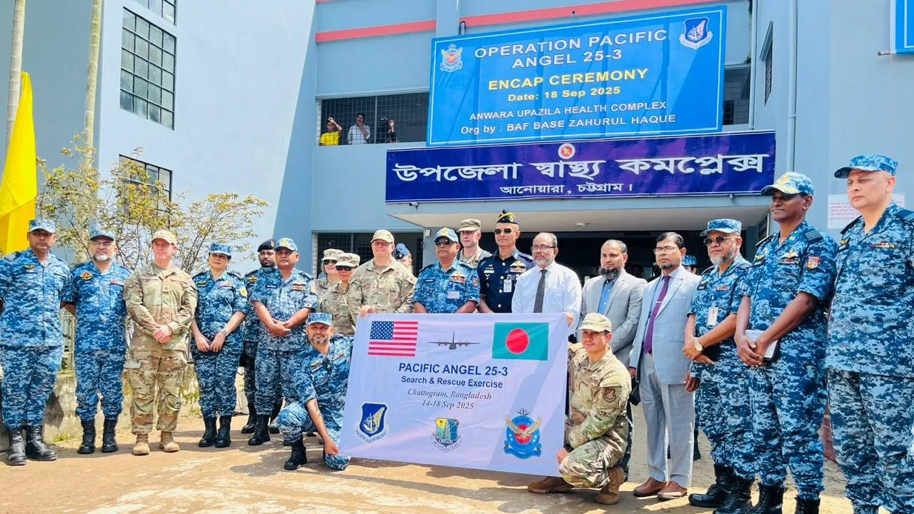 আনোয়ারায় বাংলাদেশ-যুক্তরাষ্ট্র বিমান বাহিনীর যৌথ মহড়া